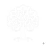 Icône arbre blanc symbolisant la structure et la croissance du Parcours HORIZON 7.